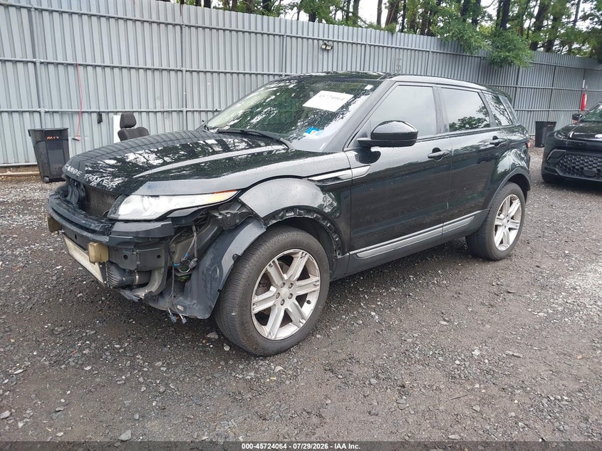 Vin: salvp2bg9fh964252, lot: 46222746, land rover range rover evoque pure 20152