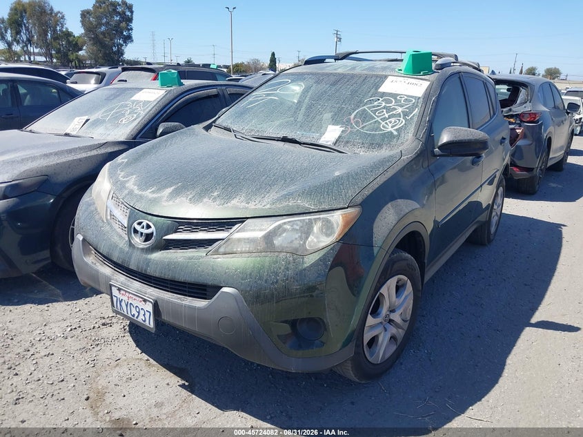 2013 TOYOTA RAV 4 SPORT UTILITY VEHICLE 2.5L I-4 DOHC, VVT, 176HP