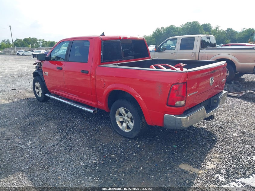 Vin: 1c6rr7lt9es233034, lot: 46222766, ram 1500 outdoorsman 20143