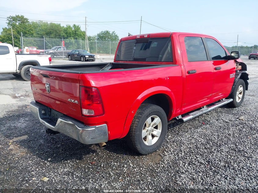 Vin: 1c6rr7lt9es233034, lot: 46222766, ram 1500 outdoorsman 20144