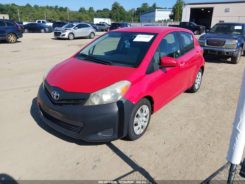 Vin: jtdktud38ed576298, lot: 46222768, toyota yaris le (tmc/cbu plant) 20142