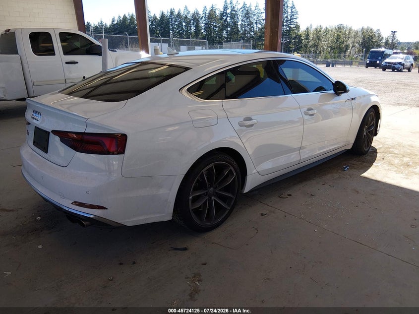 Vin: wauc4cf53ja058991, lot: 46222807, audi s5 3.0t premium plus 20184