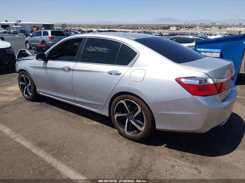 Vin: 1hgcr2f3xea284417, lot: 46222837, honda accord lx 20143