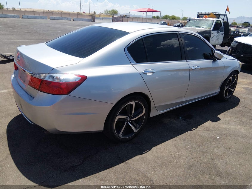 Vin: 1hgcr2f3xea284417, lot: 46222837, honda accord lx 20144