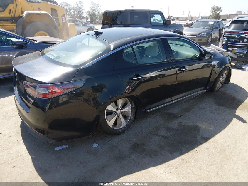 Vin: knagn4ad8e5069826, lot: 46222838, kia optima hybrid ex 20144