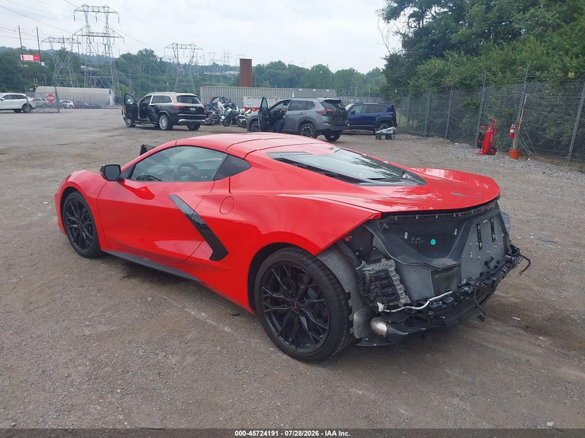 Vin: 1g1ya2d46p5125065, lot: 46222873, chevrolet corvette stingray rwd  1lt 20233