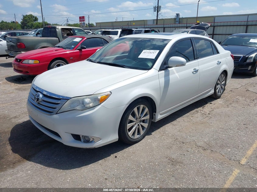 Vin: 4t1bk3db4bu387188, lot: 46222929, toyota avalon limited 20112