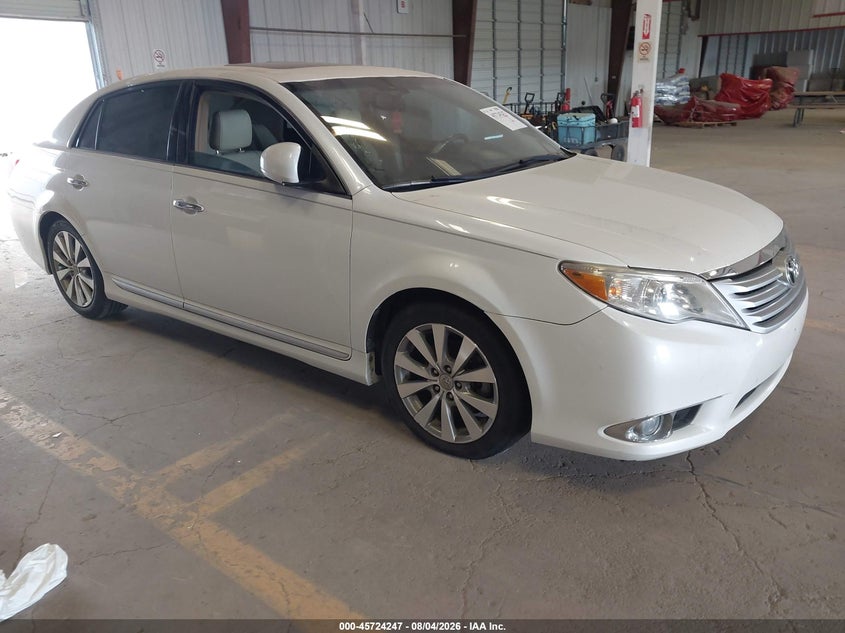 Vin: 4t1bk3db4bu387188, lot: 46222929, toyota avalon limited 20111