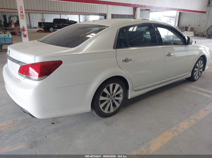 Vin: 4t1bk3db4bu387188, lot: 46222929, toyota avalon limited 20114