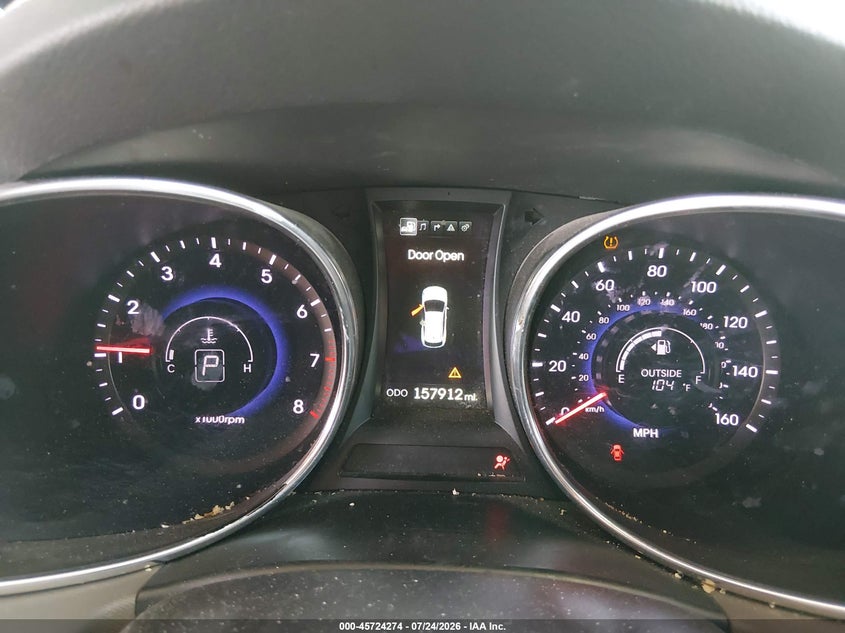 2014 Hyundai Santa Fe VIN KM8SR4HF5EU057319 nuotrauka 7