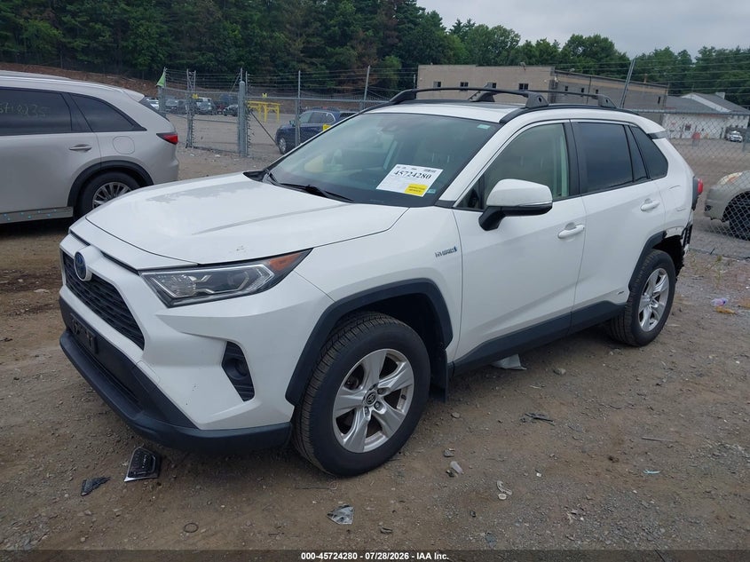 Vin: jtmrwrfv6md133700, lot: 46222961, toyota rav4 hybrid xle 20212