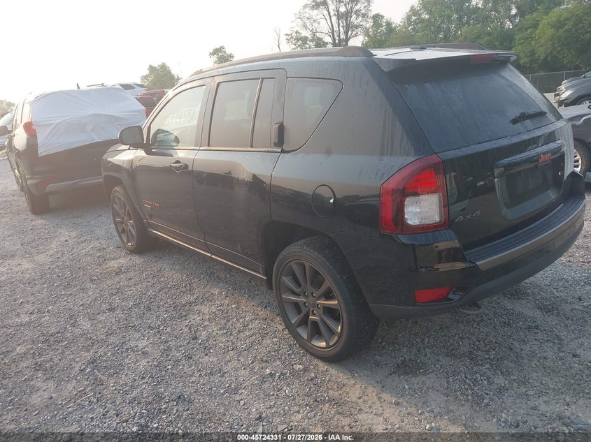 Vin: 1c4njdbb7gd709763, lot: 46223015, jeep compass 75th anniversary 20163