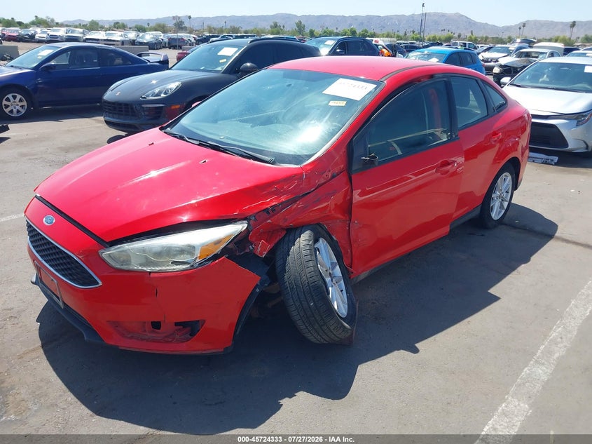 Vin: 1fadp3f25gl378577, lot: 46223017, ford focus se 20162