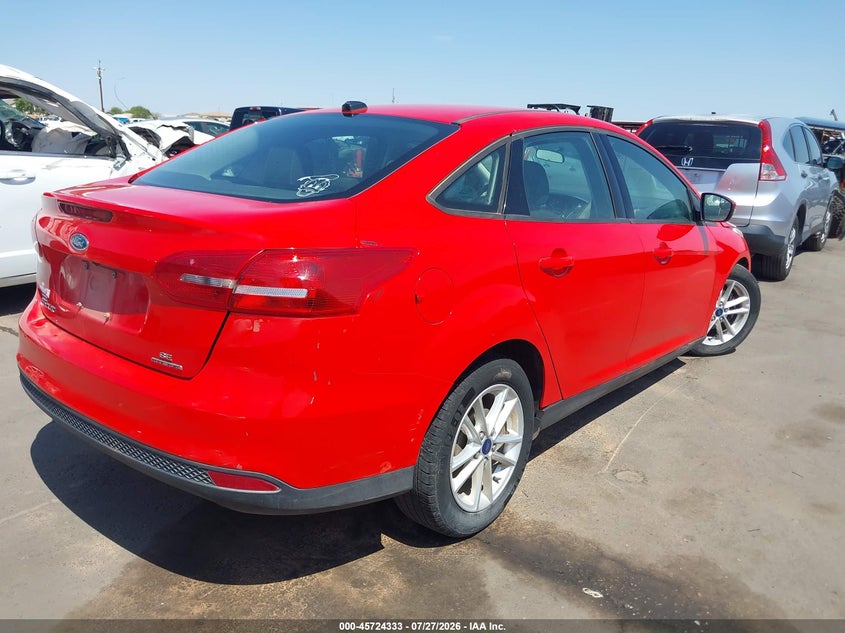 Vin: 1fadp3f25gl378577, lot: 46223017, ford focus se 20164