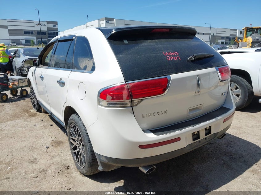 Vin: 2lmdj6jk4cbl13203, lot: 46223053, lincoln mkx 20123