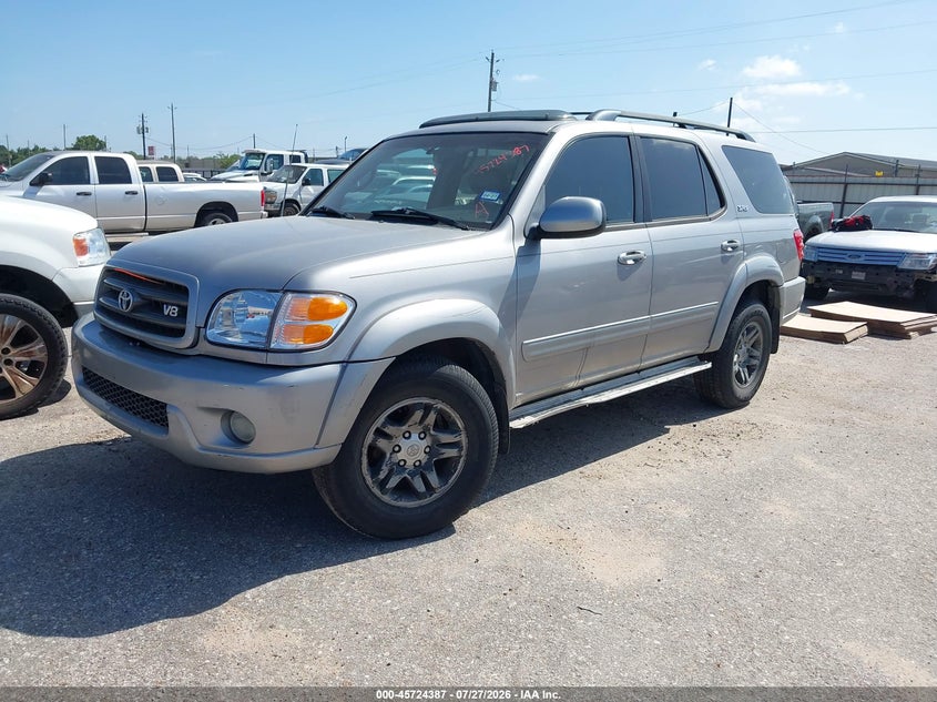 2003 TOYOTA SEQUOIA SPORT UTILITY VEHICLE 4.7L V-8 DOHC, 240HP