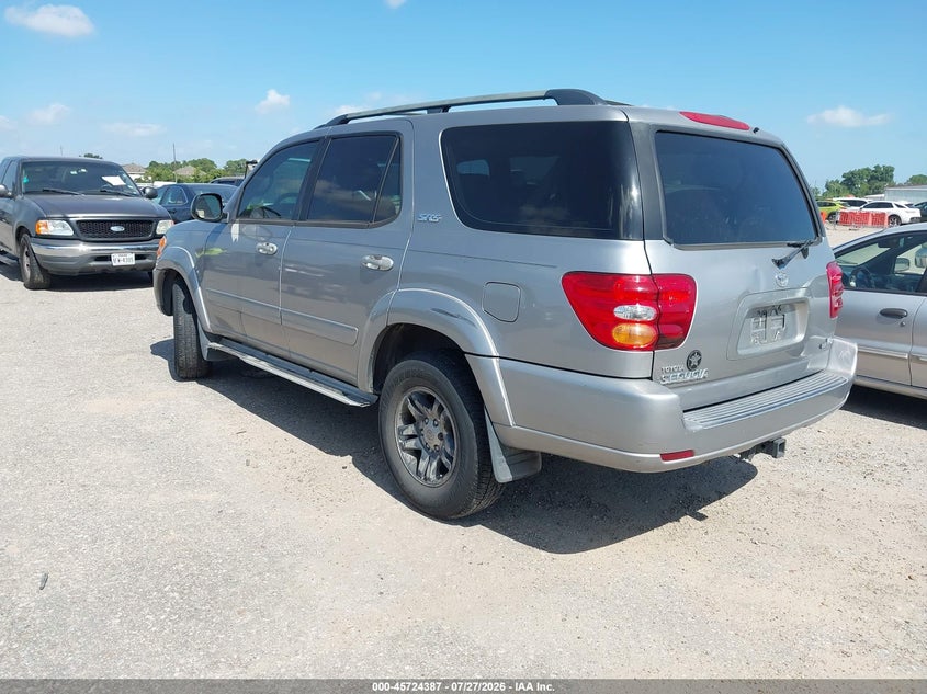 2003 TOYOTA SEQUOIA SPORT UTILITY VEHICLE 4.7L V-8 DOHC, 240HP