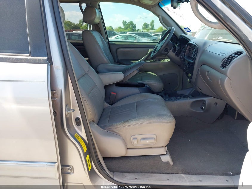 2003 TOYOTA SEQUOIA SPORT UTILITY VEHICLE 4.7L V-8 DOHC, 240HP