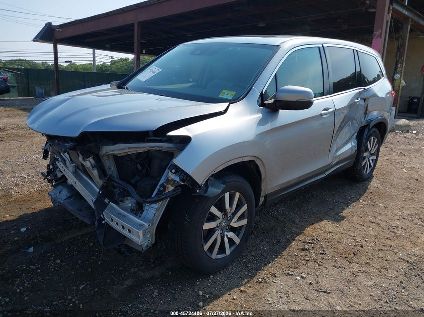 Vin: 5fnyf6h58kb069852, lot: 46223090, honda pilot ex-l 20192