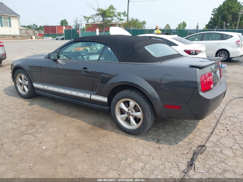 FORD MUSTANG 2007 VIN 1ZVHT84N475356105
