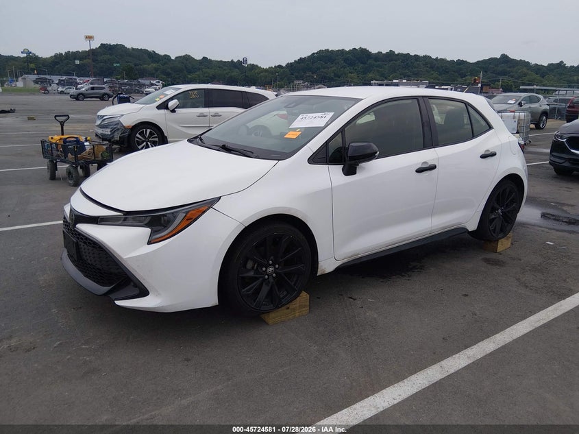 Vin: jtnd4mbe9n3154780, lot: 46223280, toyota corolla se nightshade edition 20222