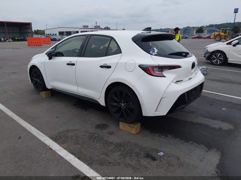 Vin: jtnd4mbe9n3154780, lot: 46223280, toyota corolla se nightshade edition 20223