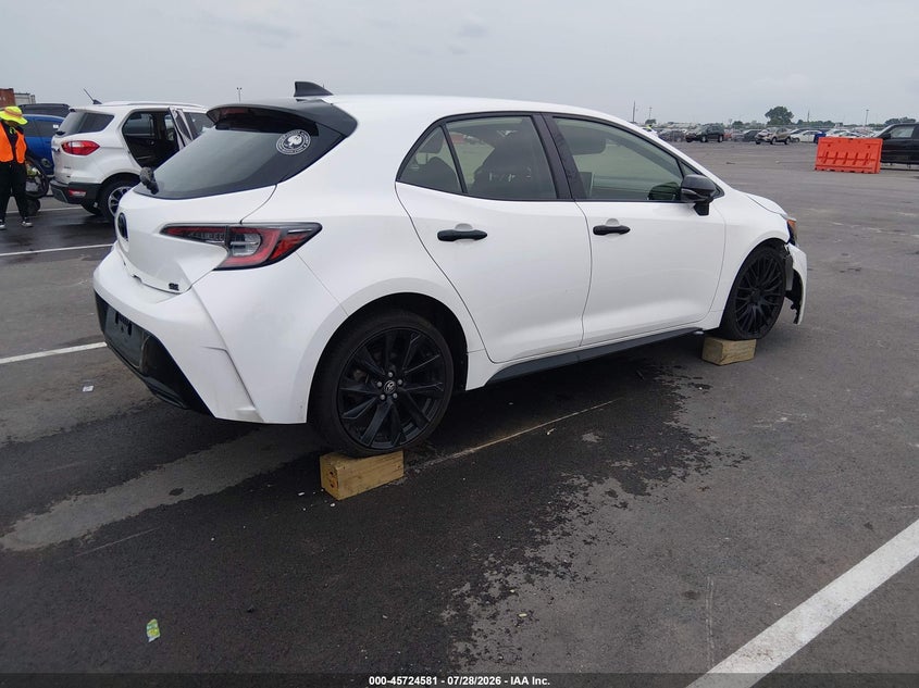 Vin: jtnd4mbe9n3154780, lot: 46223280, toyota corolla se nightshade edition 20224