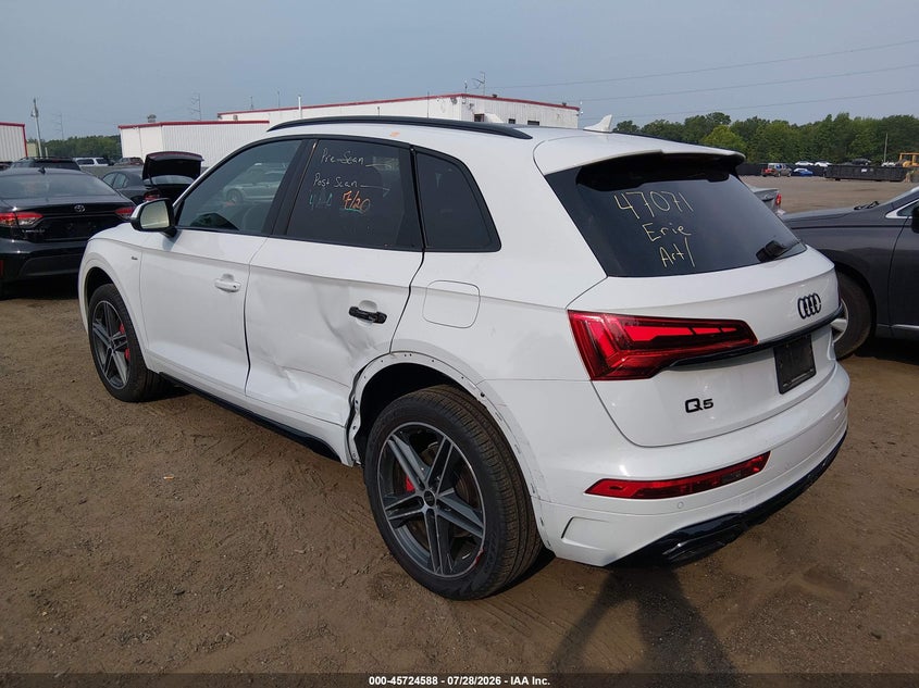 Vin: wa1e2afy1s2020908, lot: 46223287, audi q5 premium plus 55 tfsi e s line quattro s tronic 20253