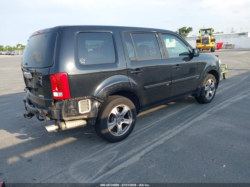 Vin: 5fnyf4h54db044728, lot: 46223288, honda pilot ex-l 20134