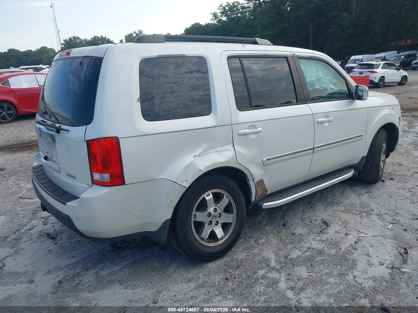 Vin: 5fnyf3h91bb040307, lot: 46223306, honda pilot touring 20114