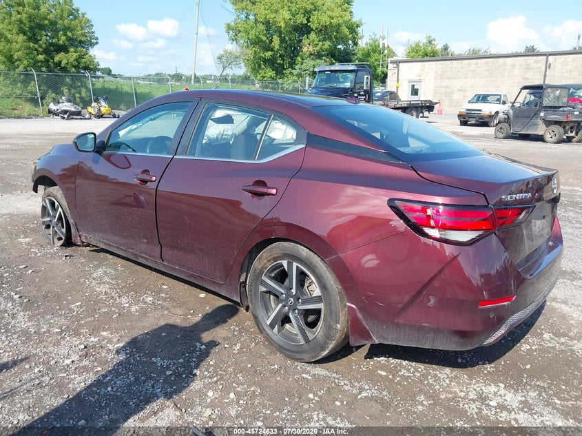 Vin: 3n1ab8cv3sy266614, lot: 46223332, nissan sentra sv 20253