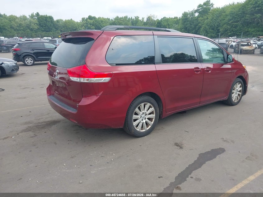 Vin: 5tddk3dc6es076179, lot: 46223354, toyota sienna xle 7 passenger 20144