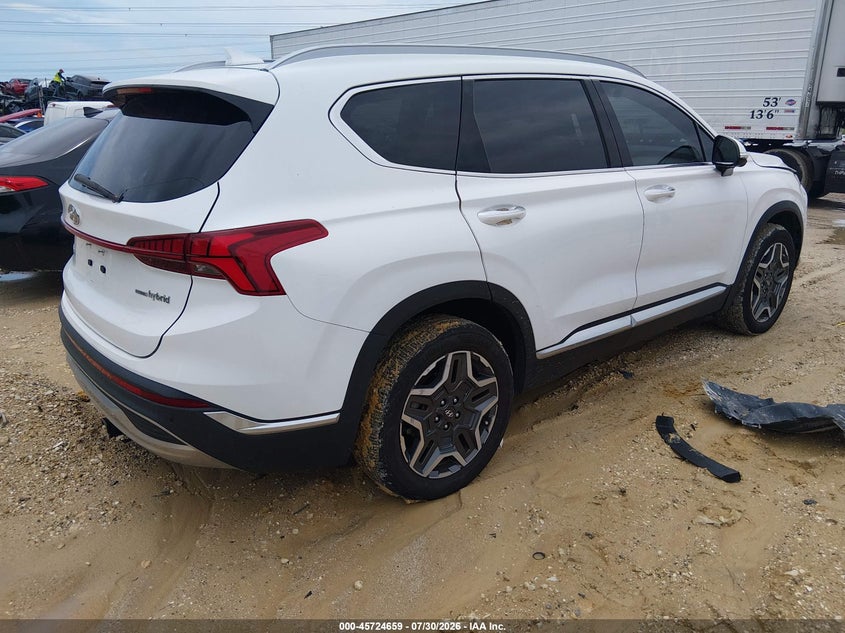 Vin: 5nms3da14ph001130, lot: 46223358, hyundai santa fe hybrid sel premium 20234