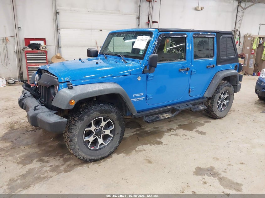 Vin: 1j4ba3h13bl620163, lot: 46223374, jeep wrangler unlimited sport 20112