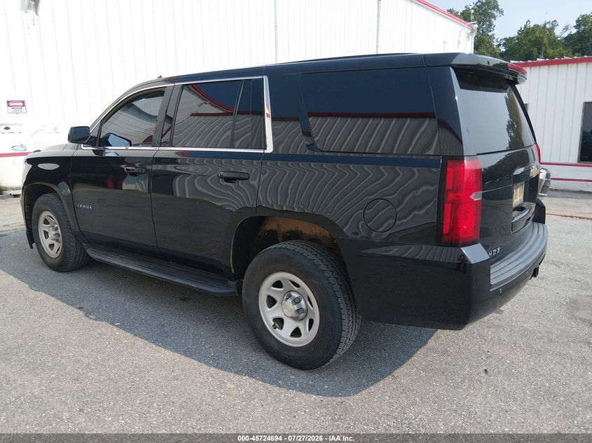 Vin: 1gnskeec2jr119384, lot: 46223393, chevrolet tahoe commercial fleet 20183