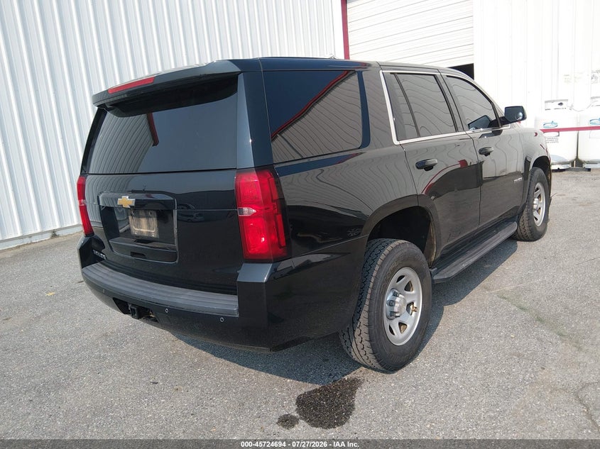 Vin: 1gnskeec2jr119384, lot: 46223393, chevrolet tahoe commercial fleet 20184