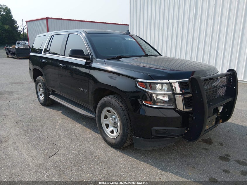 Vin: 1gnskeec2jr119384, lot: 46223393, chevrolet tahoe commercial fleet 2018 img_1