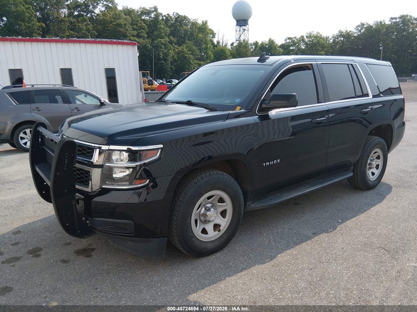 Vin: 1gnskeec2jr119384, lot: 46223393, chevrolet tahoe commercial fleet 20182