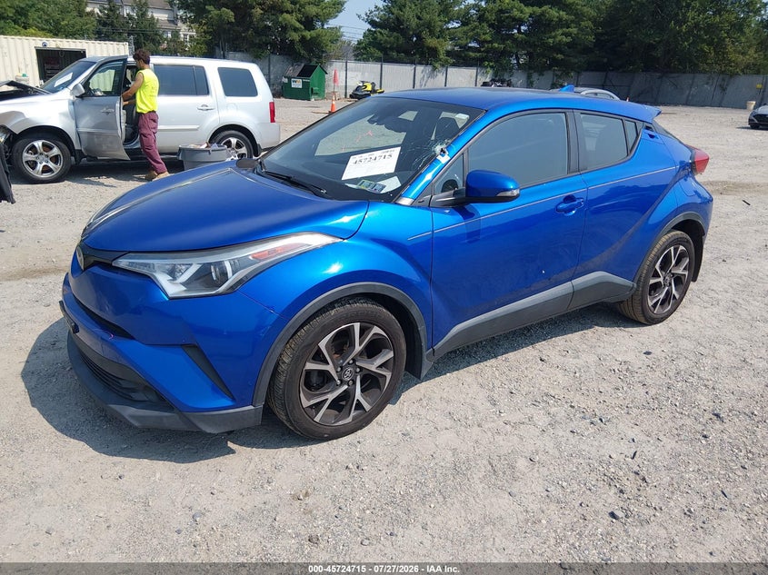 Vin: nmtkhmbx6jr038638, lot: 46223414, toyota c-hr xle 20182