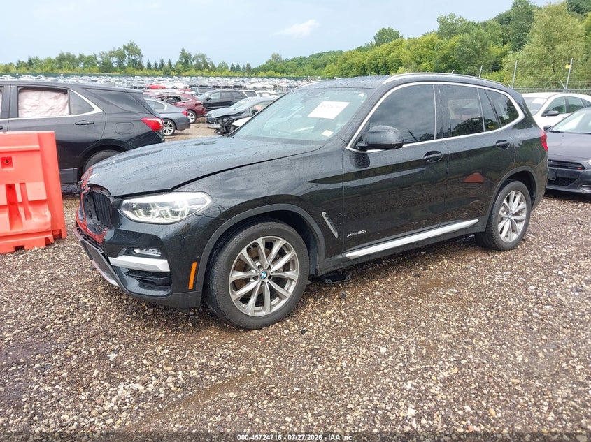 Vin: 5uxtr9c51jlc80401, lot: 46223415, bmw x3 xdrive30i 20182