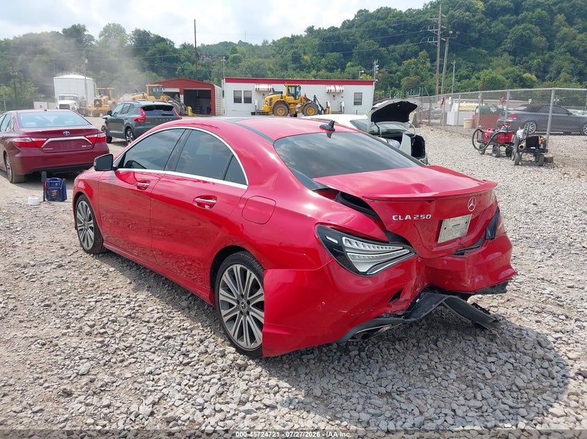 2018 MERCEDES-BENZ CLA 250 auction photo 3