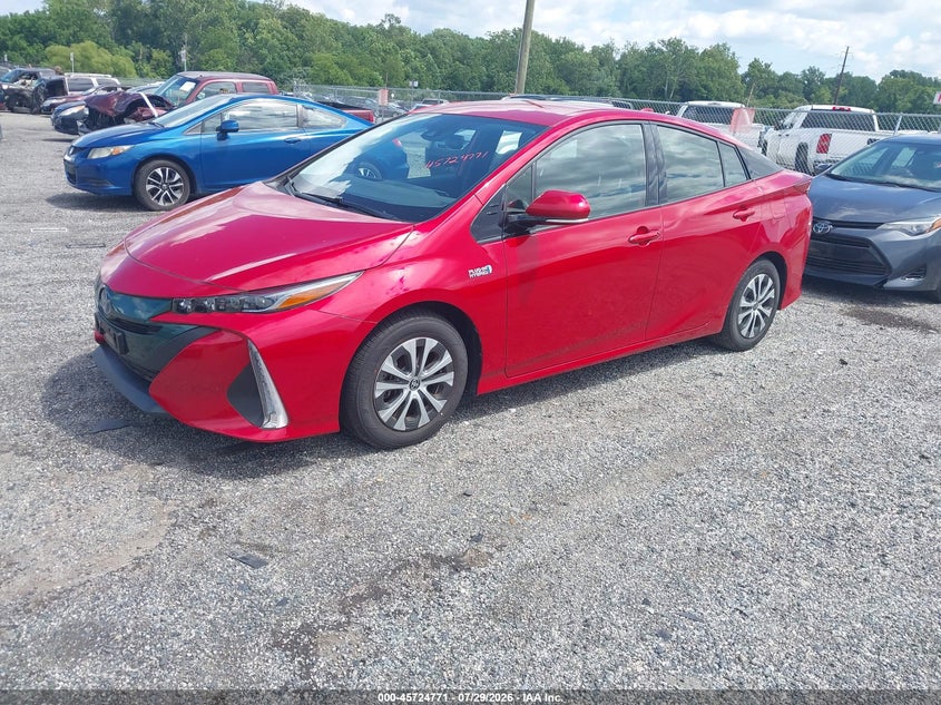 Vin: jtdkarfp8l3122137, lot: 46223470, toyota prius prime xle 20202