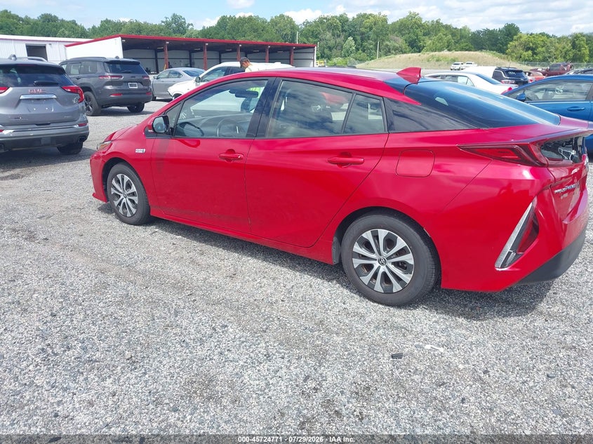Vin: jtdkarfp8l3122137, lot: 46223470, toyota prius prime xle 20203