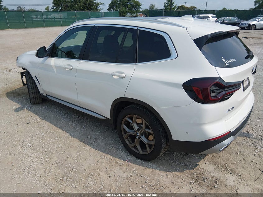 Vin: 5ux43dp08p9s88859, lot: 46223479, bmw x3 sdrive30i 20233