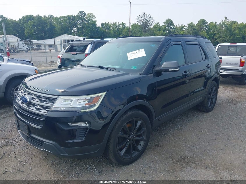 Vin: 1fm5k7d89jga54233, lot: 46223494, ford explorer xlt 20182