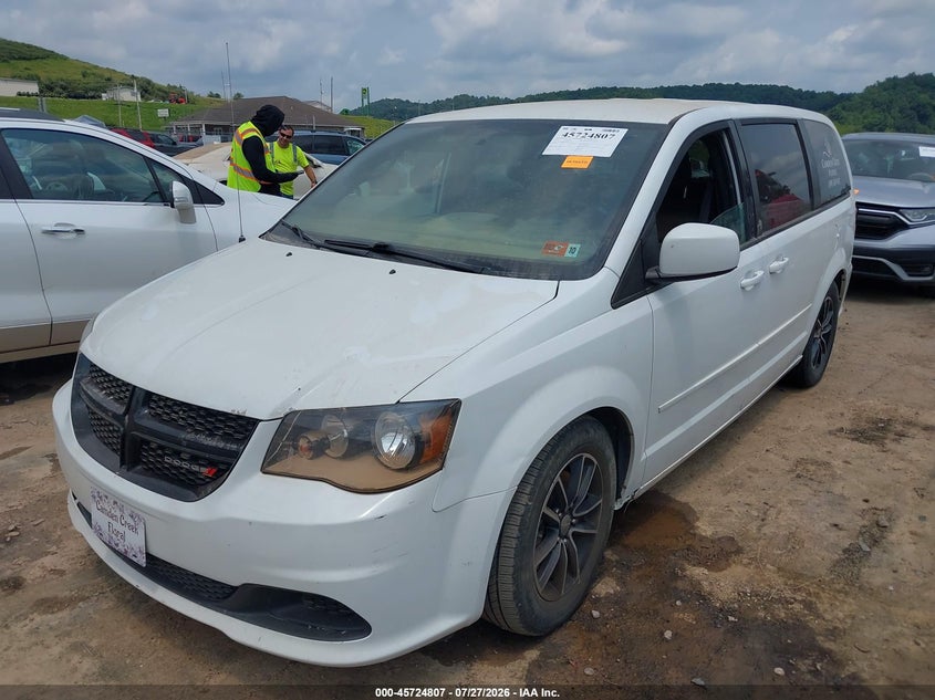 Vin: 2c4rdgbgxgr227274, lot: 46223506, dodge grand caravan se plus 20162