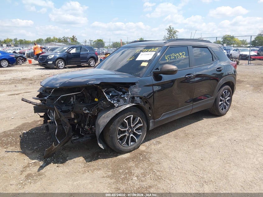Vin: kl79mvsl3nb026519, lot: 46223531, chevrolet trailblazer fwd activ 20222