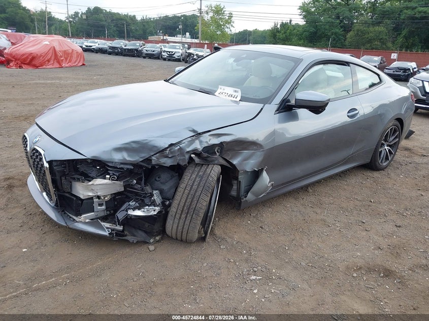 Vin: wba73ap02mcg01674, lot: 46223543, bmw 430i xdrive 20212