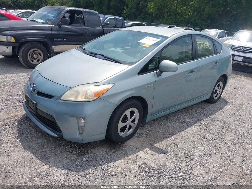 2012 TOYOTA PRIUS auction photo 2
