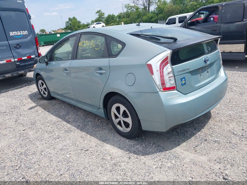2012 TOYOTA PRIUS auction photo 3